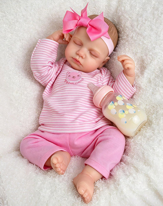 Aori Muñecas bebé Reborn Niña - Muñeca recién nacida durmiente real...