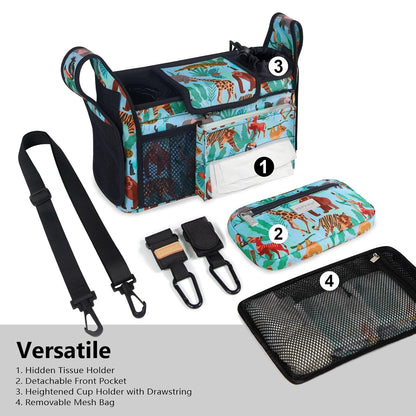 TOPDesign Organizador universal para cochecito de bebé, carro con b...