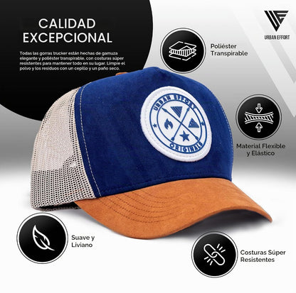 Urban Effort Trucker Hat para hombre – Gorra de béisbol con parte t...