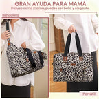 Pritent Bolsa de pañales Tote Impermeable Maternidad Bolsas de Bebé...