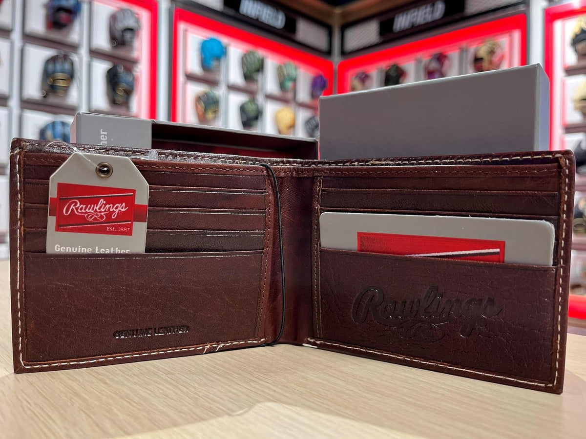 Rawlings | Colección de carteras plegables para hombre | Cuero Genu...