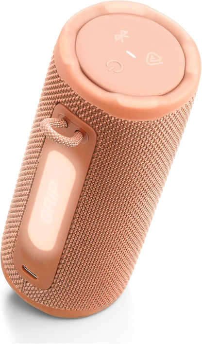 JBL Grip Altavoz Bluetooth portátil, resistente al agua, luz ambien...