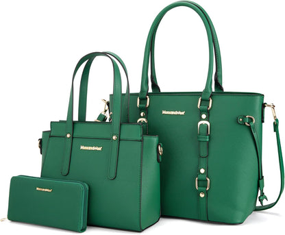 Montana West - Juego de 3 piezas de bolsos para mujer: bolso de man...