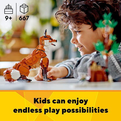 LEGO Creator 31154 - Animales del bosque 3 en 1, juguetes de constr...