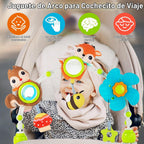 Lynncare Arco Ajustable de Juguetes para Cuna de Bebé para Lactante...