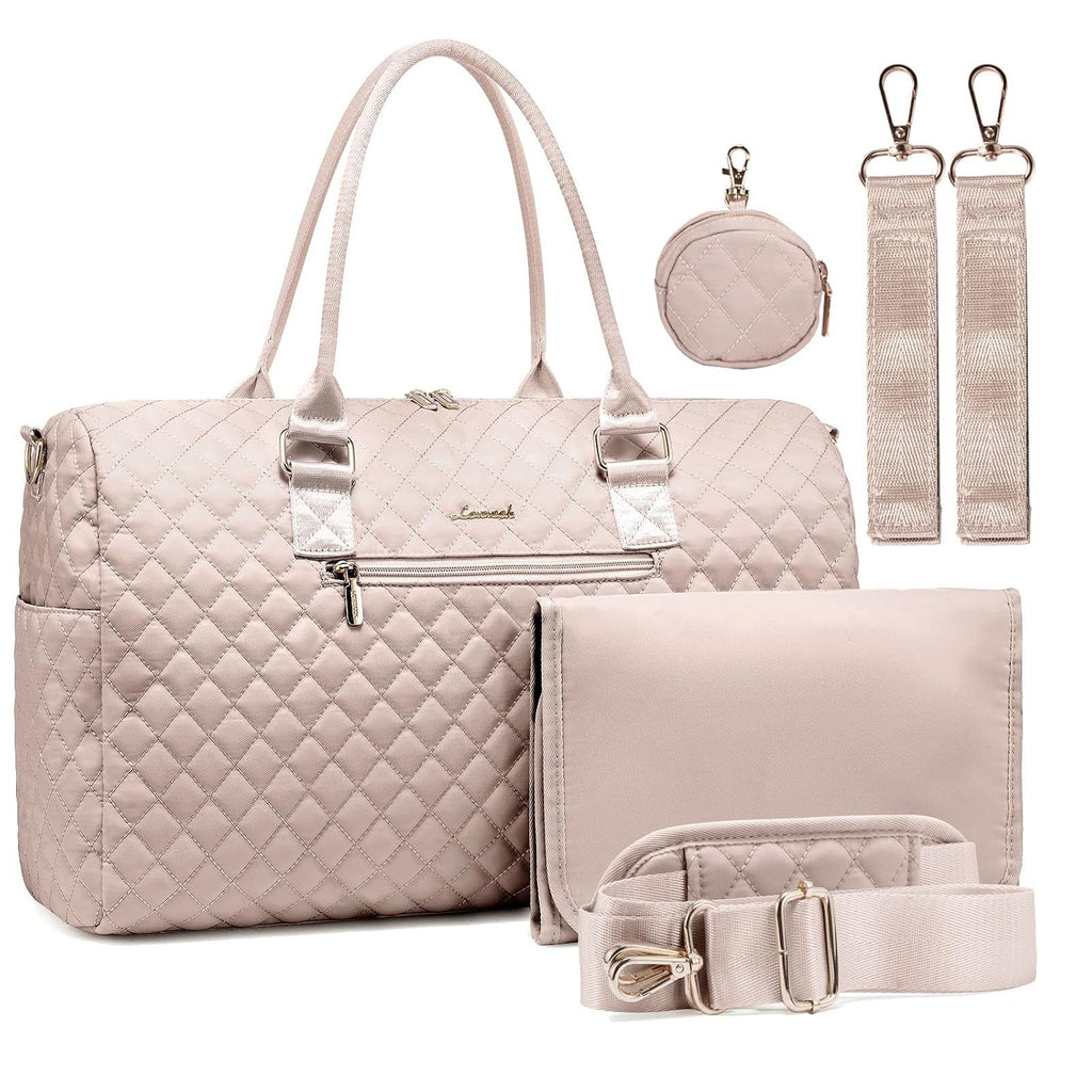 LOVEVOOK - Bolso para pañales con estuche para chupete y cambiador,...