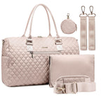 LOVEVOOK - Bolso para pañales con estuche para chupete y cambiador,...