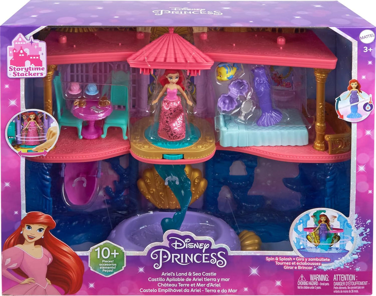 Juguetes Mattel Disney Princess La Sirenita, Casa de Muñecas de Ari...