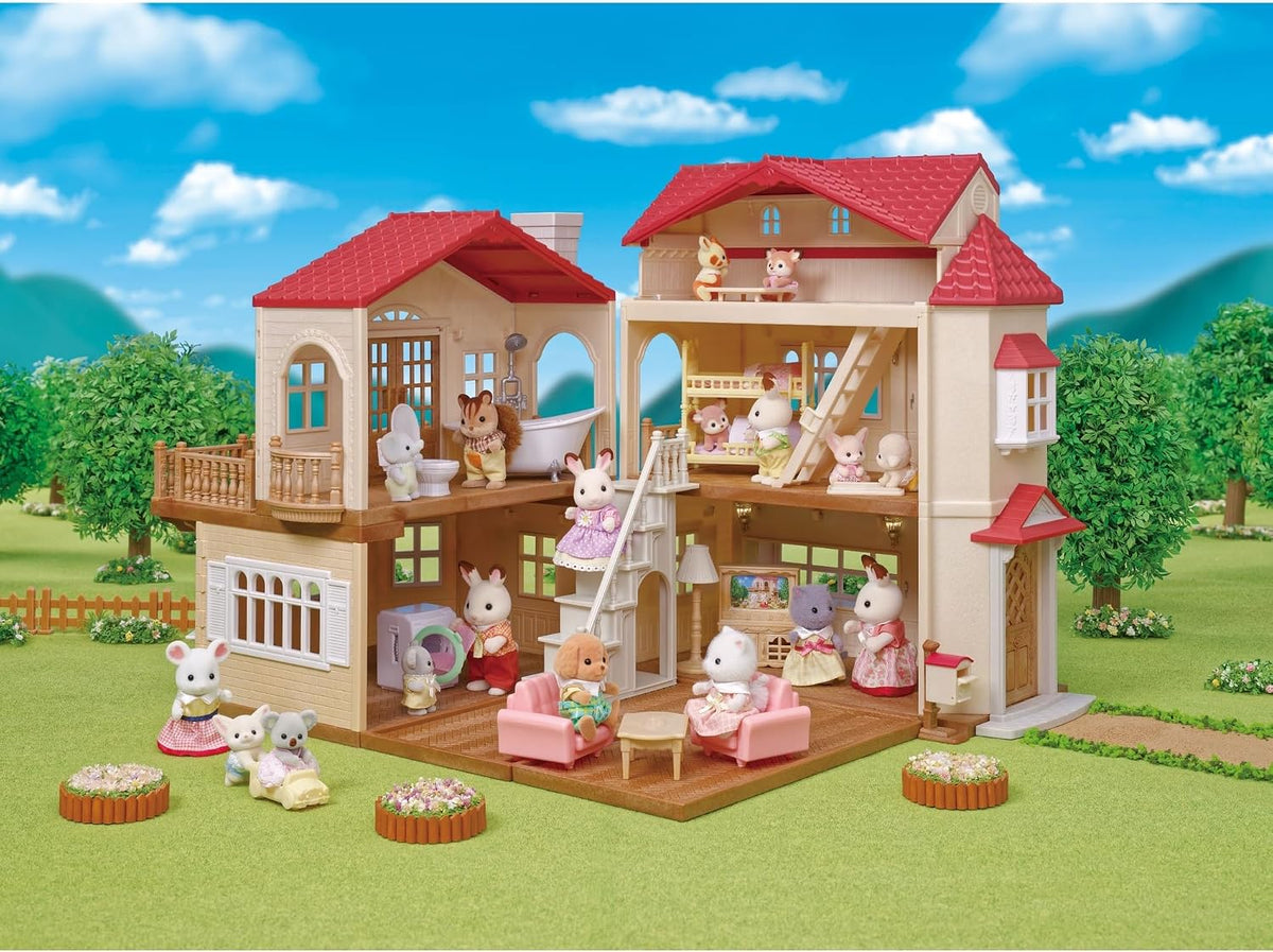 Calico Critters - Red Roof Home - Casa de campo - Edición de set de...