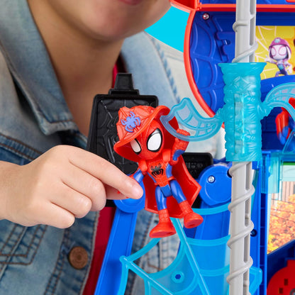 Marvel Spidey y sus increíbles amigos Rescue-Webs Web-Quarters Play...