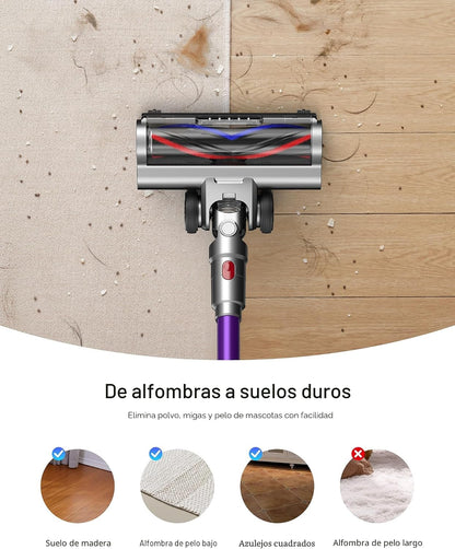 Aspiradora inalámbrica para el hogar, potente aspiradora con filtro...