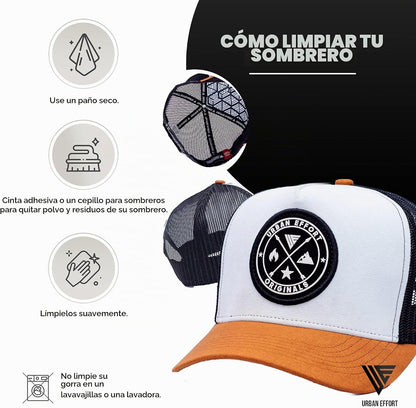 Urban Effort Trucker Hat para hombre – Gorra de béisbol con parte t...