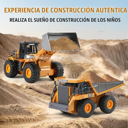 Dwi Dowellin Excavadoras a control remoto, cargador frontal con con...