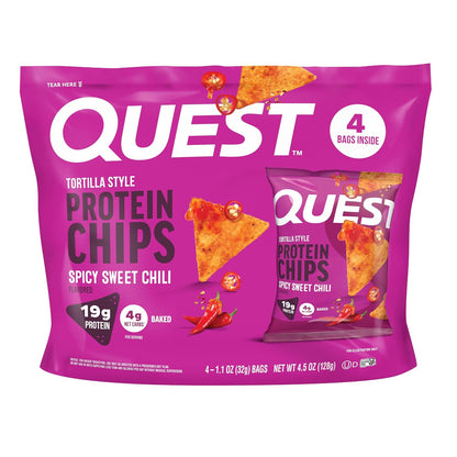 Quest Nutrition Chili Lime Tortilla Style Chips de proteína, 1.1 on...