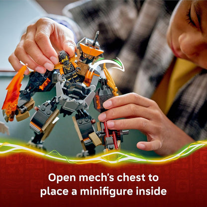 LEGO NINJAGO La misión de Cole Mech &amp; Dragon Zane 71854 | Jugue...