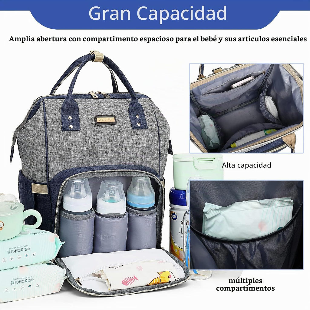 Mochila para pañales, bolsas de pañales para bebés, niñas y niños,...