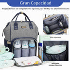 Mochila para pañales, bolsas de pañales para bebés, niñas y niños,...