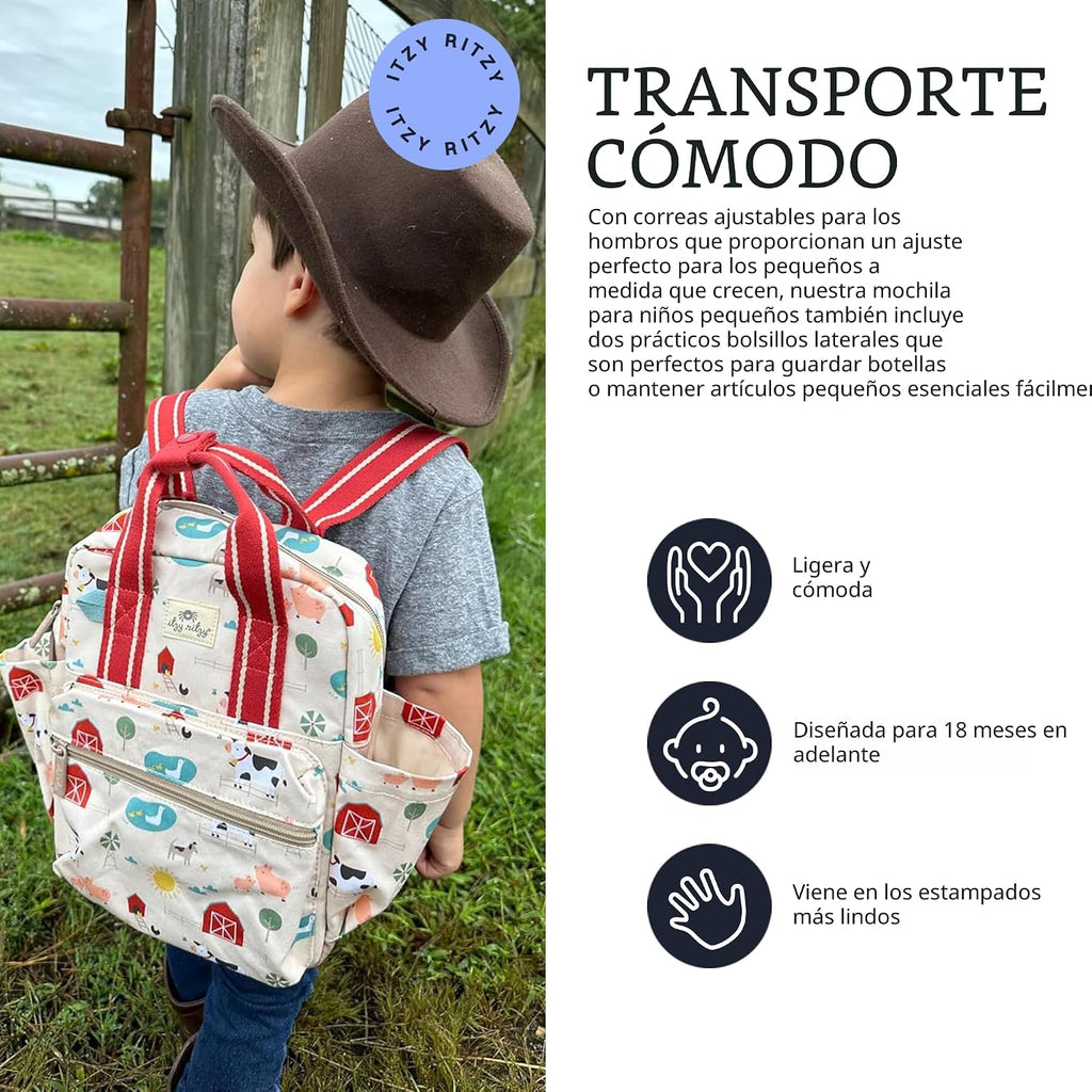 Itzy Ritzy Mochila para niños pequeños \u2013 Bolsa de guardería \u...