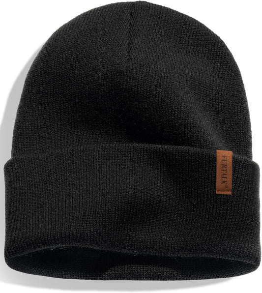 FURTALK Gorro para Hombres y Mujeres con Puños Tejido Grueso Unisex...