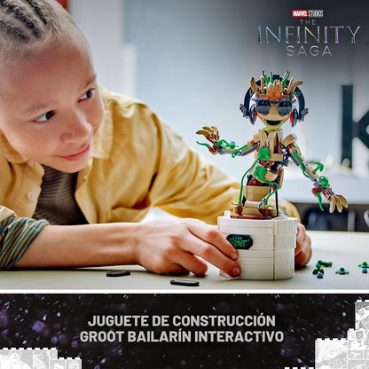 LEGO Marvel Dancing Groot, Guardianes de la Galaxia, regalo de cump...
