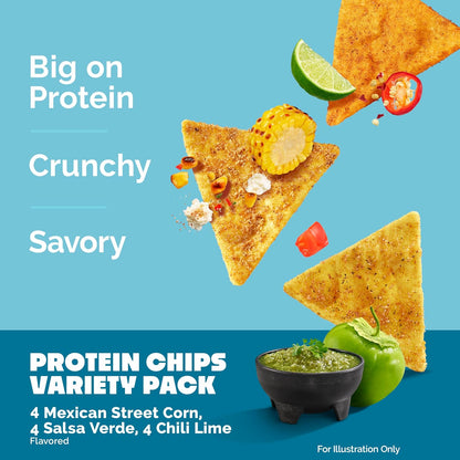 Quest Nutrition Tortilla Style Protein Chips, paquete variado South...