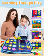 Exorany Busy Board Montessori Juguetes para niños pequeños, regalo...