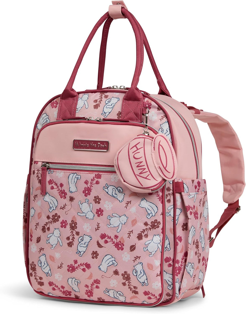 Disney Winnie the Pooh - Mochila para pañales con cambiador, bolsa...