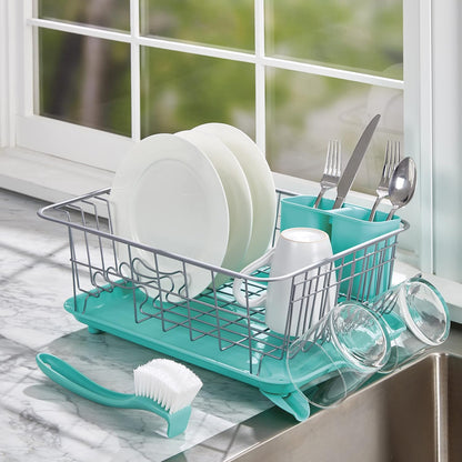 Farberware Classic - Escurreplatos completo, 3 piezas, color aguama...