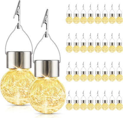 Luces solares para exteriores decorativas, 32 unidades, luces solar...