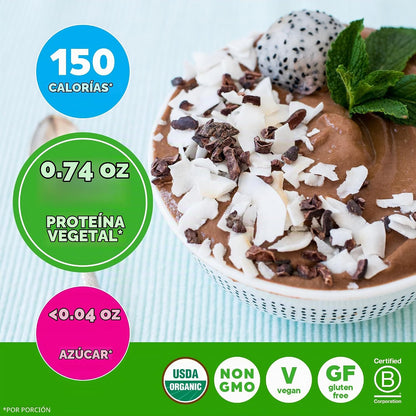 Orgain Proteína en polvo vegana orgánica de 0.74 oz, dulce de choco...