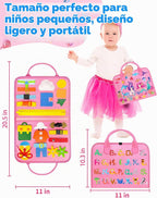 Gojmzo - Tablero de actividades Montessori, para niñas de 1, 2, 3 o...