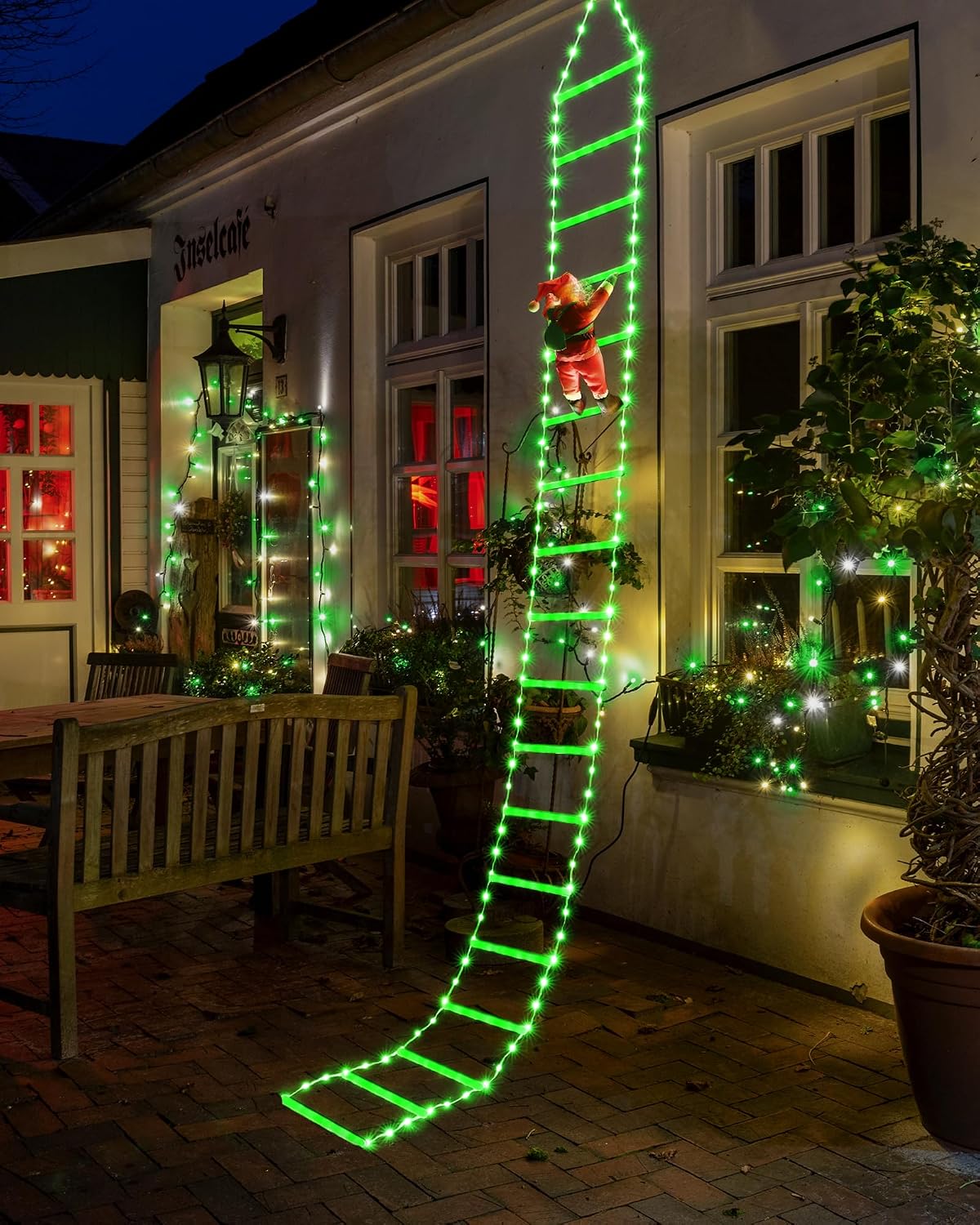 Toodour Luces LED de Navidad, luces decorativas de Navidad de 10 pi...