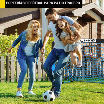 Portería de fútbol, juego de porterías de fútbol para niños para pa...