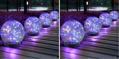 JKIMK Luces solares de globo para exteriores, impermeables, bolas s...