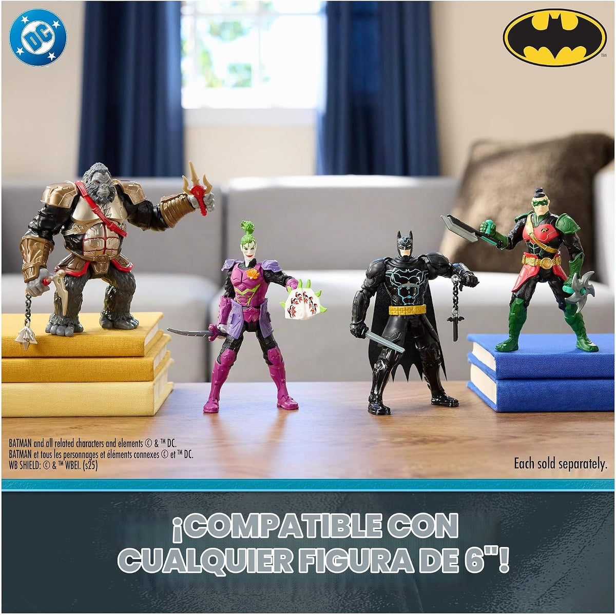Vehículo de juguete DC Comics Ninja Strike Katana Blade Batwing | A...