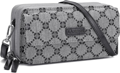 Lanyani Cartera Cruzada RFID con Correa de Muñeca y Bolsillo para T...