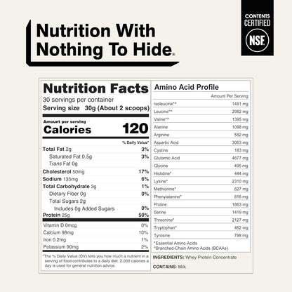NAKED Whey - Proteína de suero de leche en polvo 100% alimentada co...