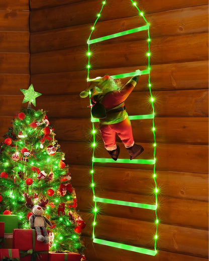 Toodour Luz LED de Navidad, luces decorativas de escalera de Navida...