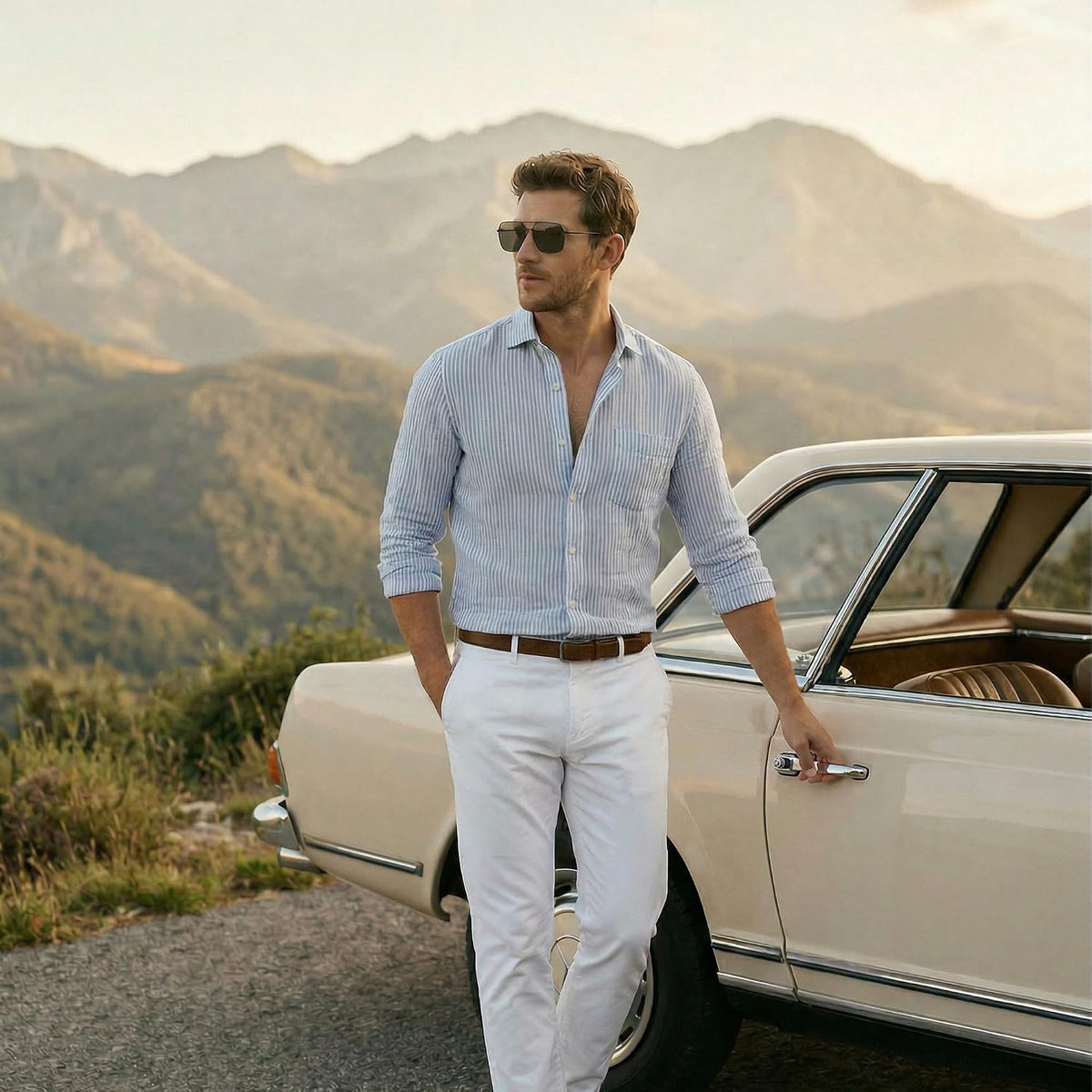 ZENOTTIC Gafas de sol polarizadas de aviador para hombre: protecció...