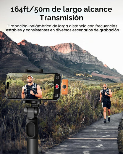 KUKIHO Micrófono Lavalier inalámbrico para iPhone, iPad y Android c...