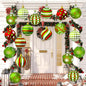 Soaoo - 36 adornos de Navidad para exteriores, color rojo y verde |...