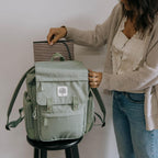 Parker Baby Co. - Mochila para pañales con cambiador, color salvia...