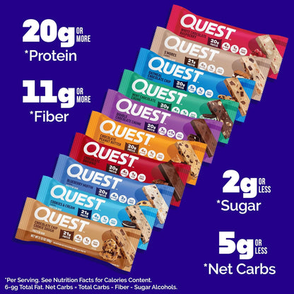 Quest Nutrition Ultimate Variety Pack Barras de proteínas, altas en...
