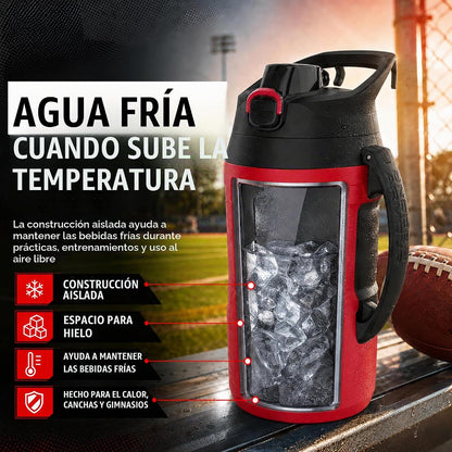 Under Armour Botella de agua aislada con asa y gancho para cerca, j...