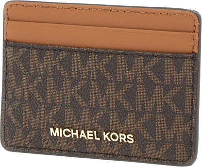 MICHAEL Michael Kors - Tarjetero para mujer, color marrón, talla única