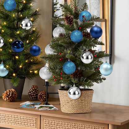Adornos de bola de Navidad de 30 quilates, decoración de árbol de N...
