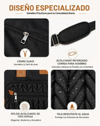 FHELAD Bolsa de pañales para mujer, bolsa de bebé con compartimento...