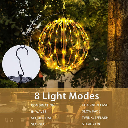 COVBOARD Globo de luz LED de Navidad de 12 pulgadas (paquete de 3)...