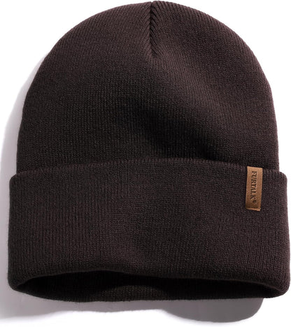 FURTALK Gorro para Hombres y Mujeres con Puños Tejido Grueso Unisex...
