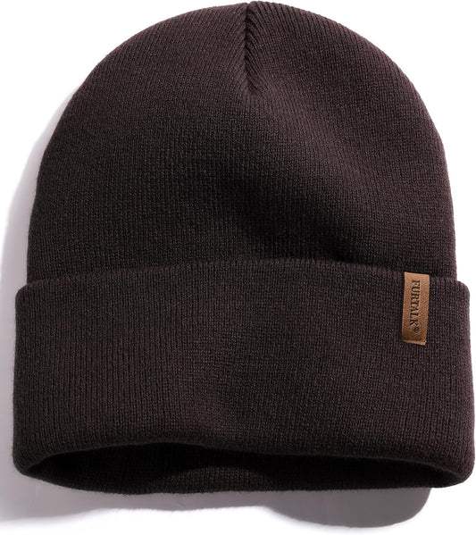 FURTALK Gorro para Hombres y Mujeres con Puños Tejido Grueso Unisex...